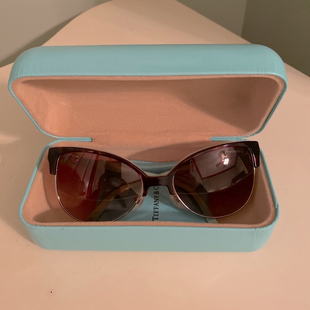 Tiffany & Co Havana Brown and Blue TF 4080